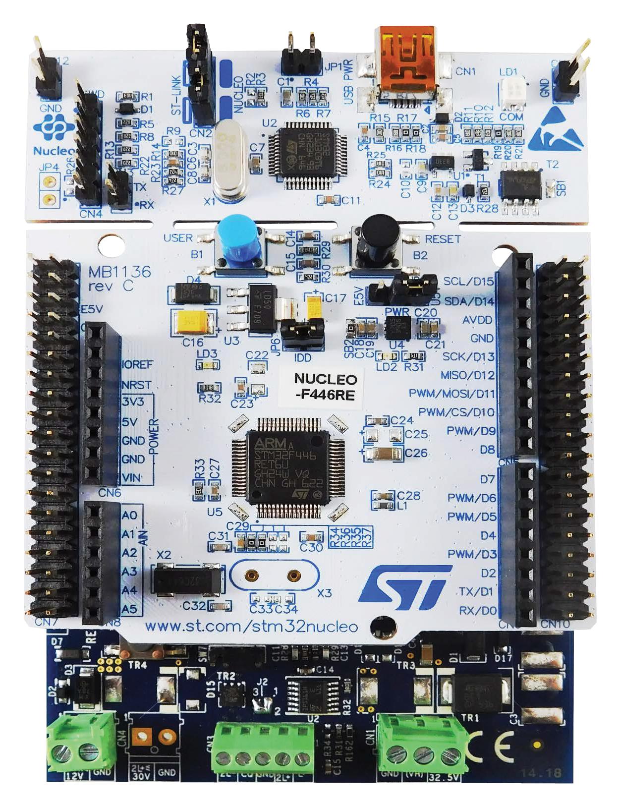 P-NUCLEO-IOM01M1 STM32 NUCLEO PACK FOR IO-LINK MASTER STMICROELECTRONICS