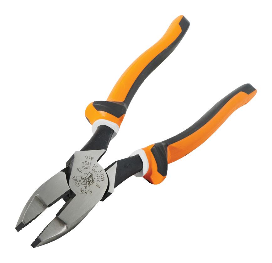 2139NEEINS ELECTRICIAN PLIER, SIDE CUTTING, 241MM KLEIN TOOLS