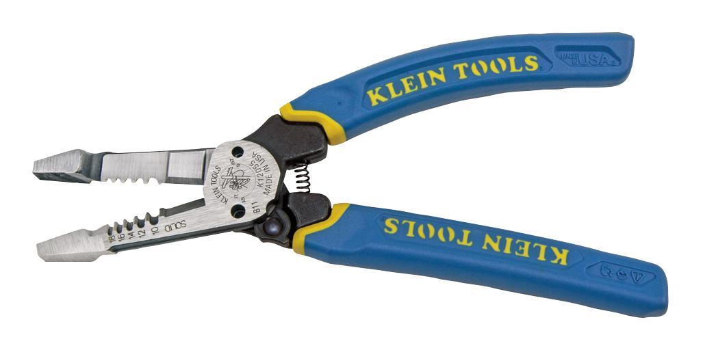 K12055 WIRE STRIPPER, 10-18AWG/12-20AWG, 8" KLEIN TOOLS