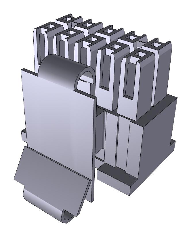 IPD1-05-D-K-M RCPT HOUSING, 10POS, NYLON, 2.54MM SAMTEC