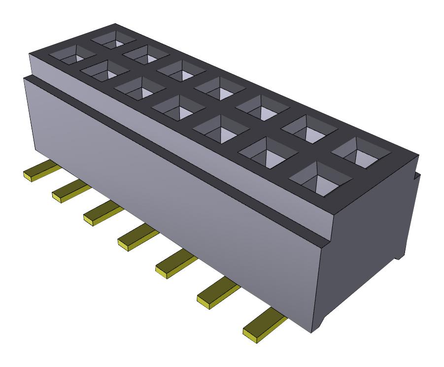 CLM-107-02-F-D CONNECTOR, 14POS, RCPT, 1MM, SMD SAMTEC