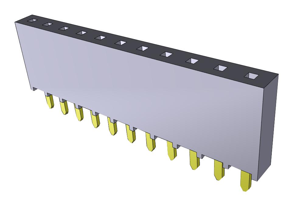 SSW-111-01-G-S CONNECTOR, RCPT, 11POS, 1ROW, 2.54MM SAMTEC