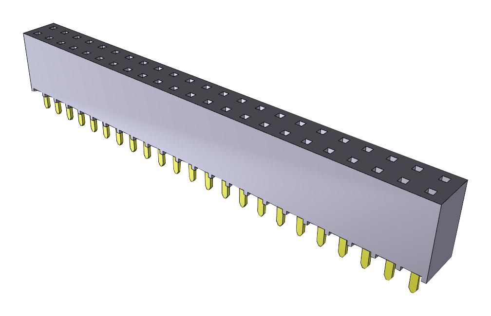 SSW-123-01-G-D CONNECTOR, RCPT, 46POS, 2ROW, 2.54MM SAMTEC