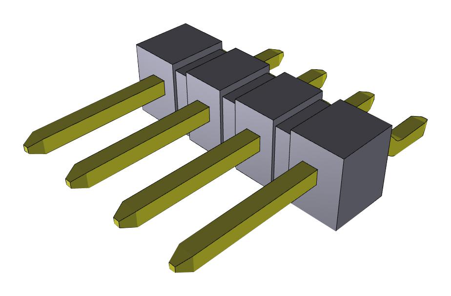 TSM-120-01-L-SV CONNECTOR, HEADER, 20POS, 1ROW, 2.54MM SAMTEC