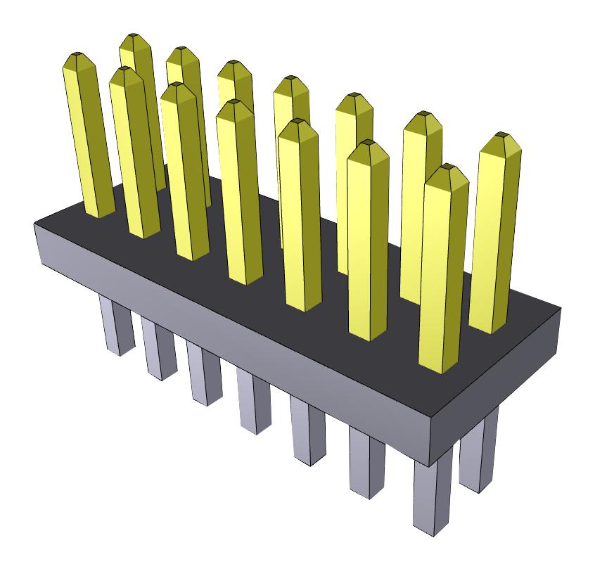 FTS-107-01-L-D CONNECTOR, 14POS, HEADER, 1.27MM, THT SAMTEC