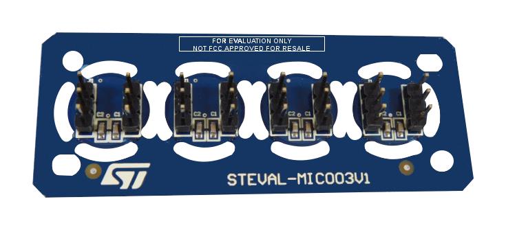 STEVAL-MIC003V1 MICROPHONE COUPON BOARD, EXPANSION BOARD STMICROELECTRONICS