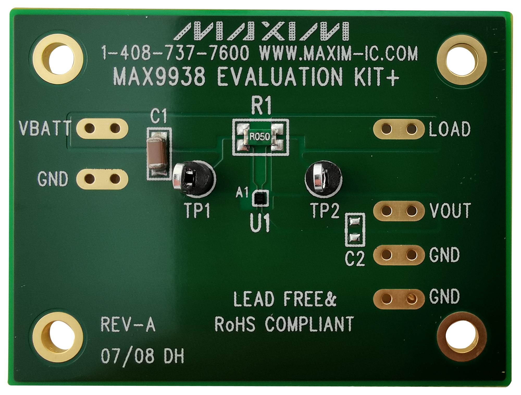 MAX9938EVKIT+ EVAL KIT, CURRENT SENSE AMPLIFIER MAXIM INTEGRATED / ANALOG DEVICES