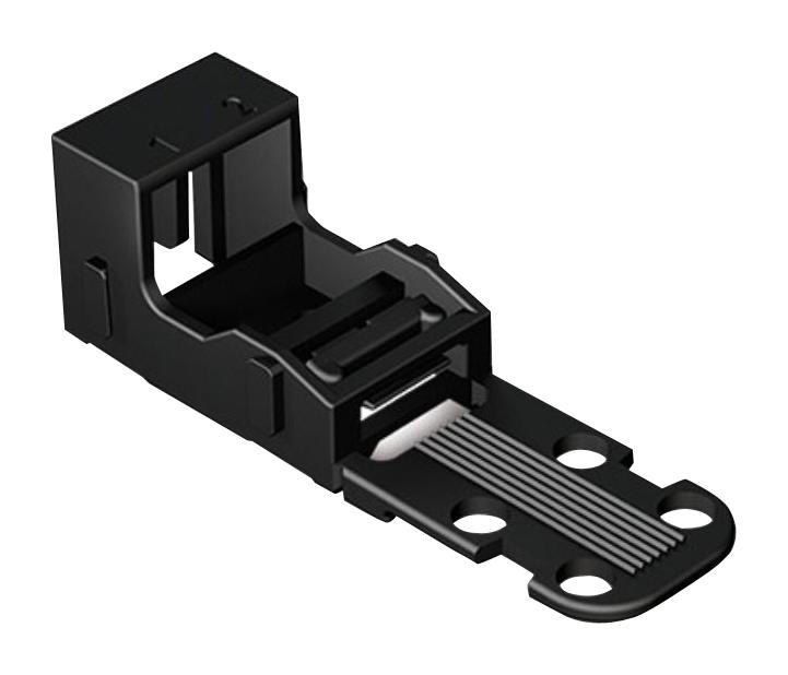 221-522/000-004 MOUNTING CARRIER, BLACK, 2COND TB WAGO