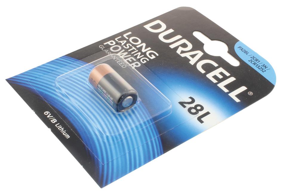 PX28L BATTERY, LITHIUM, 6V, PX28L DURACELL