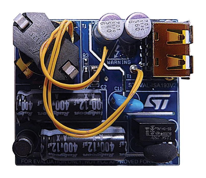 STEVAL-ISA193V2 EVAL BRD, CC PRIMARY SENSING USB ADAPTER STMICROELECTRONICS