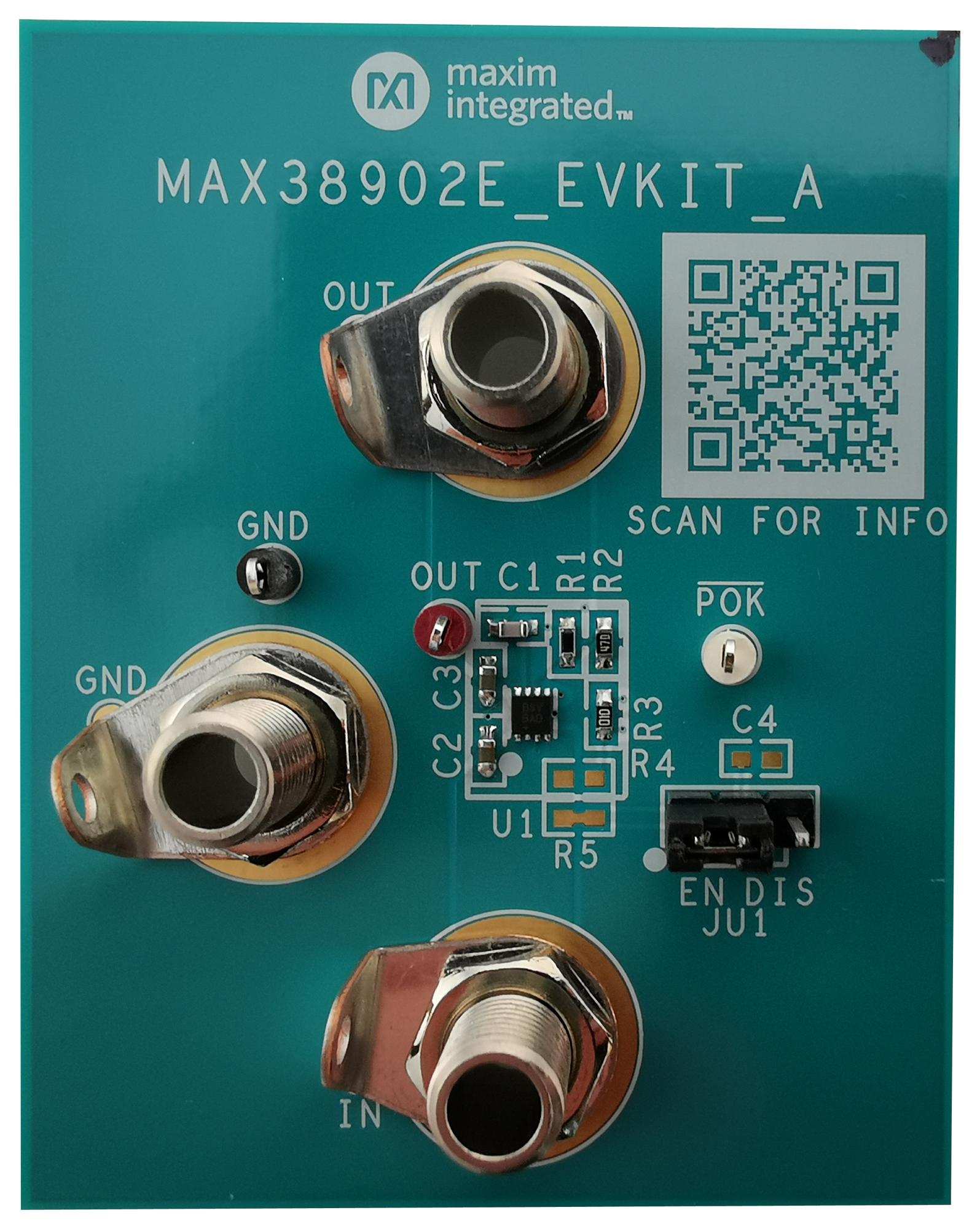 MAX38902EEVKIT# EVAL KIT, LOW NOISE LINEAR REGULATOR MAXIM INTEGRATED / ANALOG DEVICES