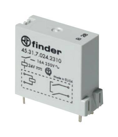 453170240310 POWER RELAY, SPST-NO, 24VDC, 16A, THT FINDER