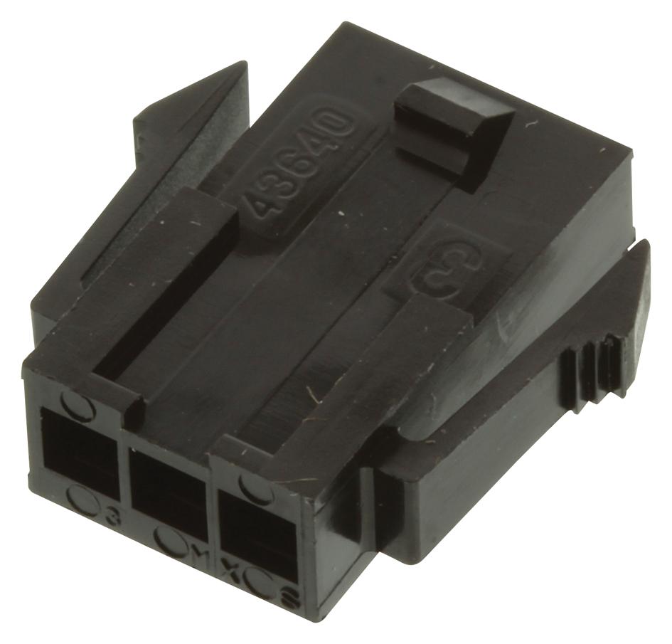 43640-0300 CONNECTOR HOUSING, PLUG, 3POS MOLEX