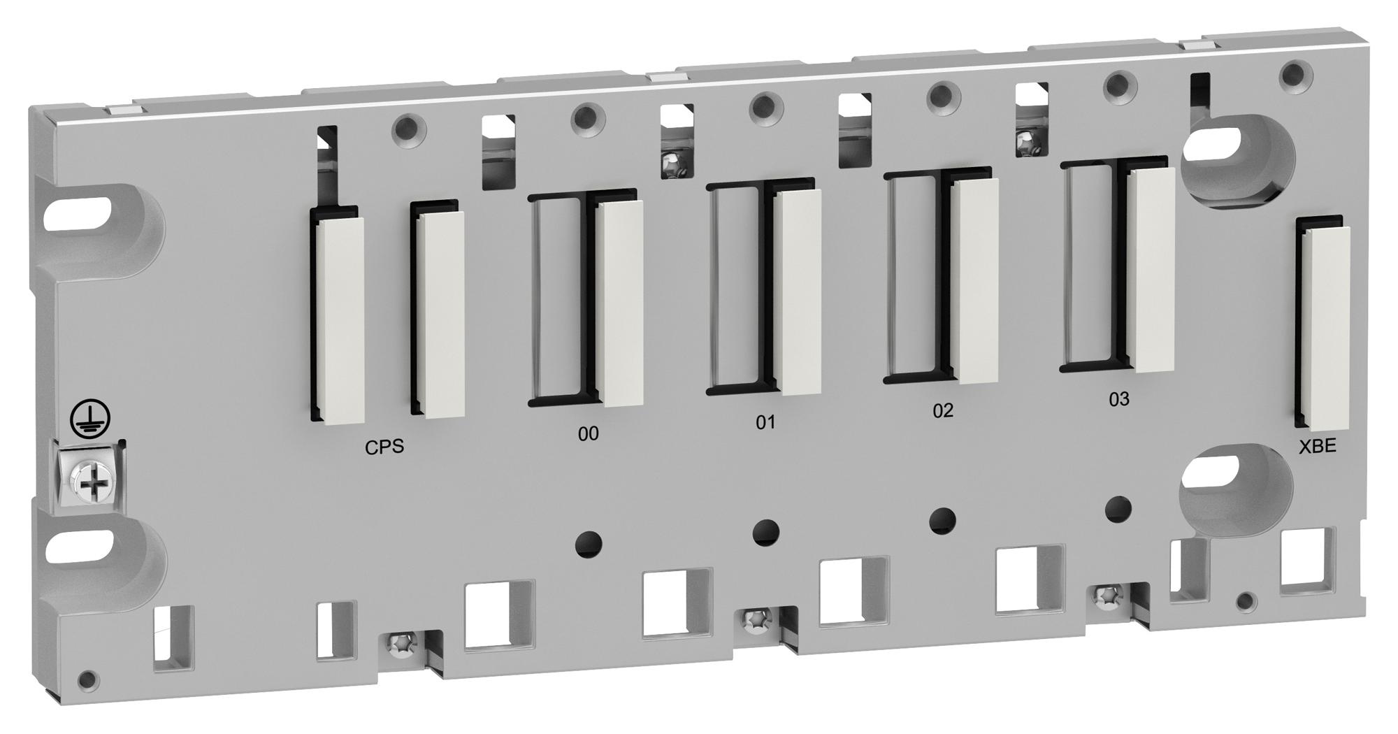 BMXXBP0400 RACK, 4 SLOT, PANEL SCHNEIDER ELECTRIC