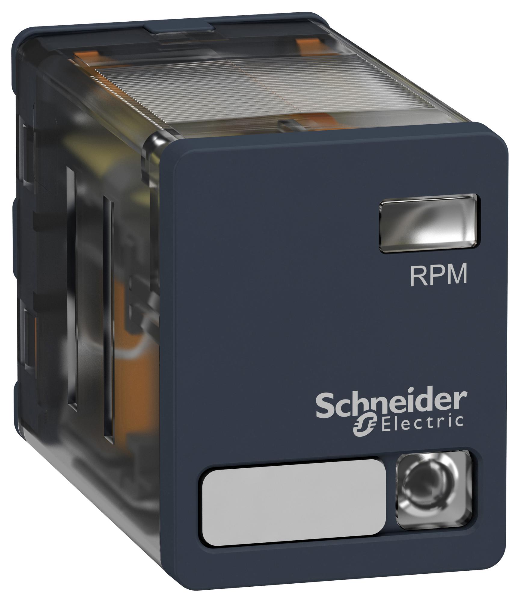 RPM23BD POWER RELAY, DPDT, 24VDC, 15A, SOCKET SCHNEIDER ELECTRIC