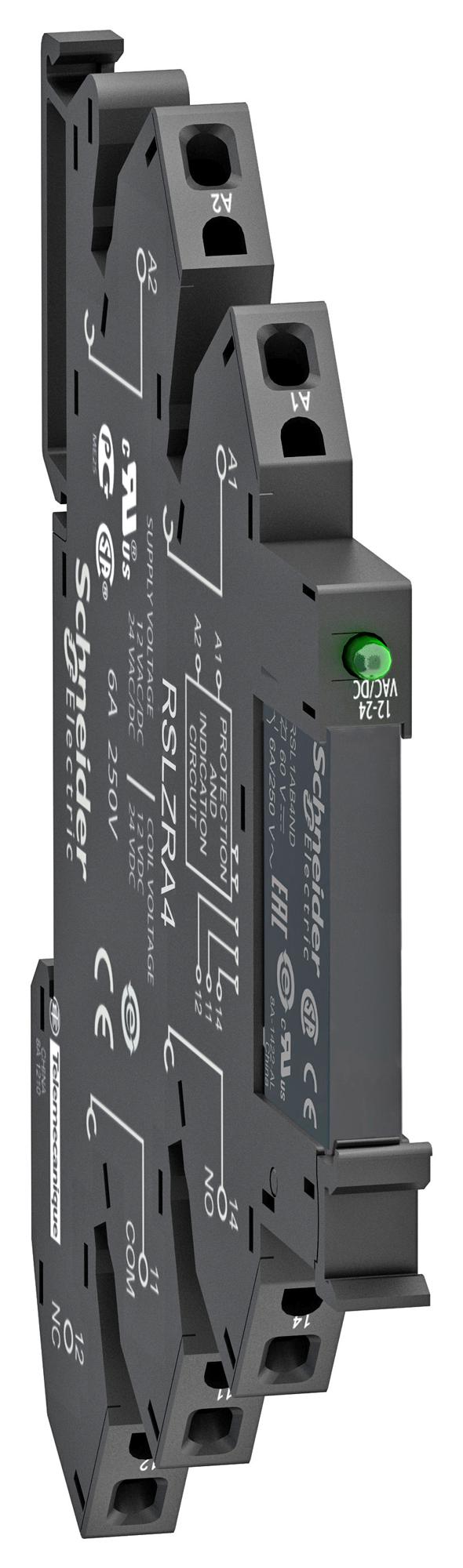 RSL1PRFU POWER RELAY, SPDT, 6A, 400VAC SCHNEIDER ELECTRIC