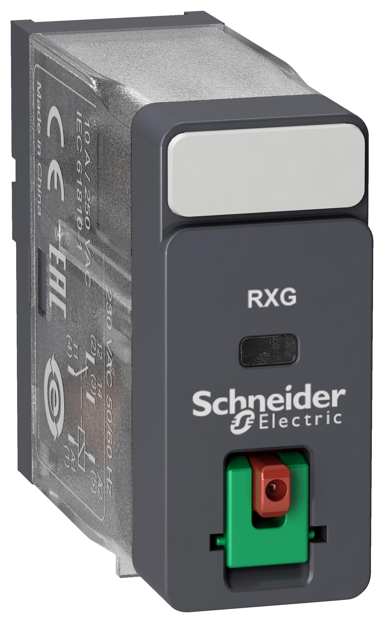 RXG11F7 POWER RELAY, SPDT, 10A, 250VAC SCHNEIDER ELECTRIC