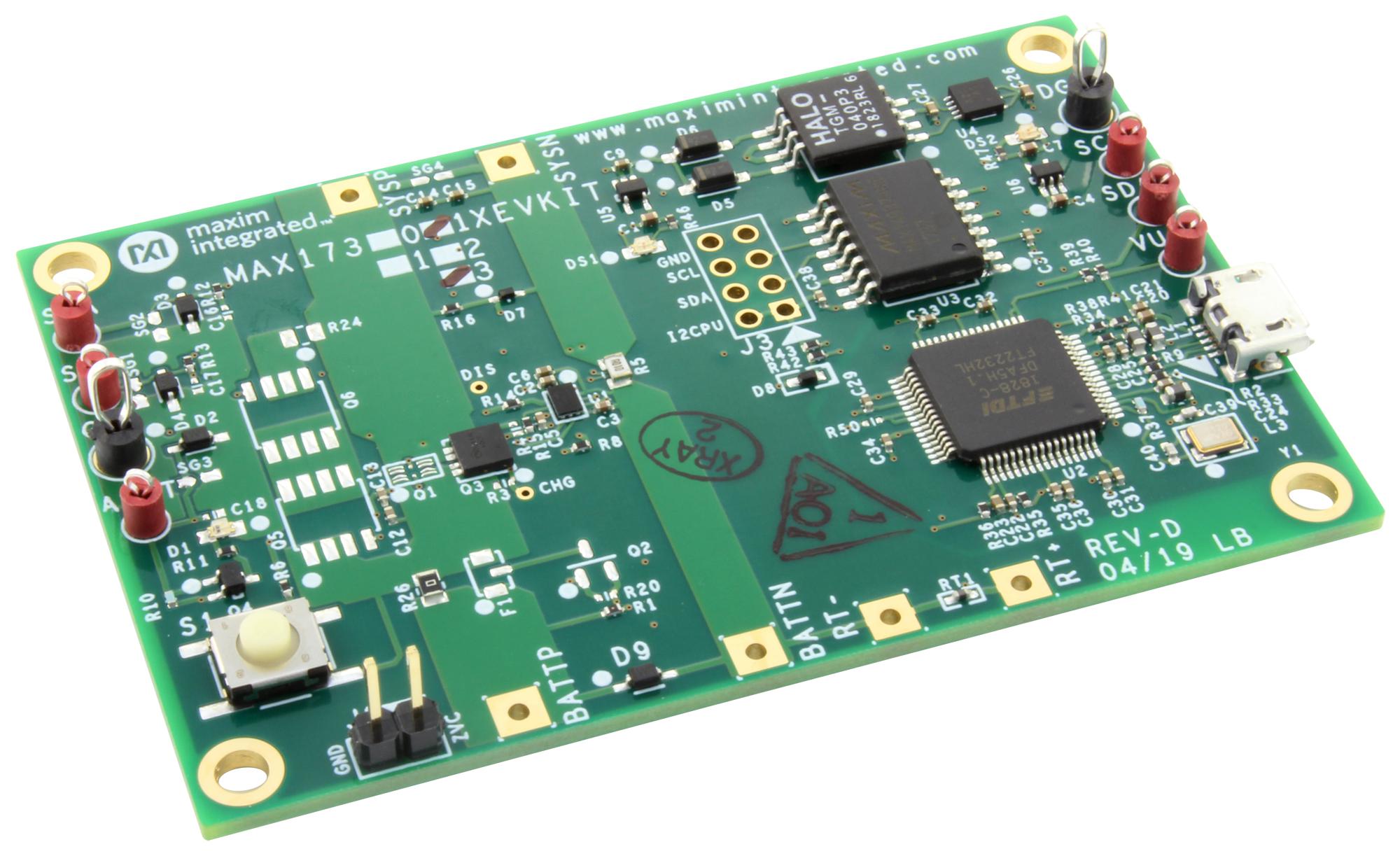 MAX17313XEVKIT# EVAL BOARD, BATTERY, FUEL GAUGE MAXIM INTEGRATED / ANALOG DEVICES