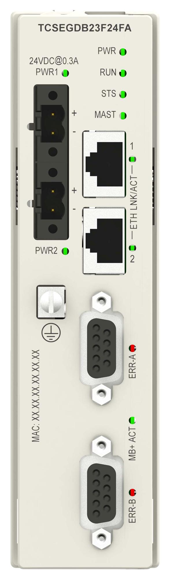 TCSEGDB23F24FA MODBUS PLUS PROXY MODULE, PLC SCHNEIDER ELECTRIC