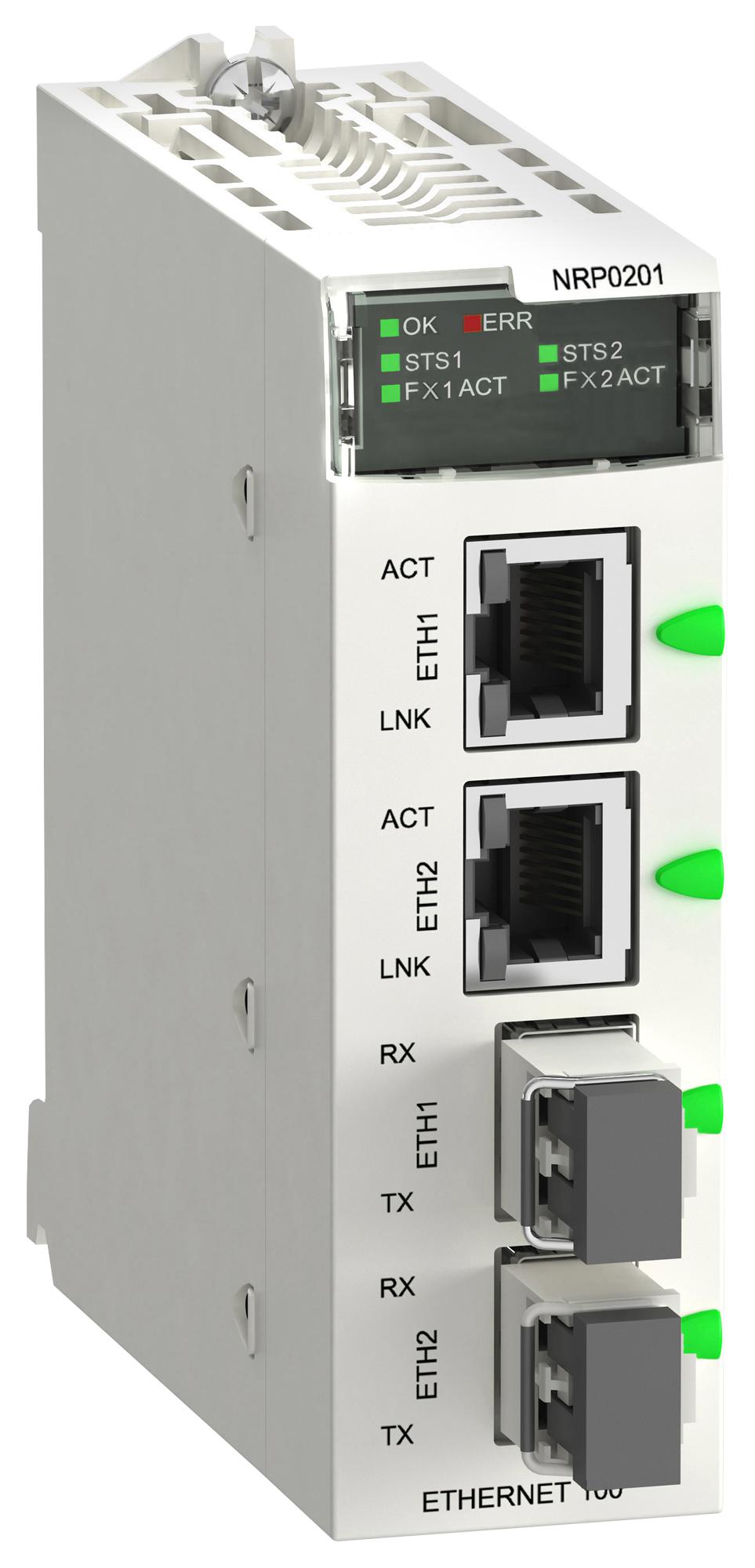 BMXNRP0201 FIBRE OPTIC REPEATE, SINGLE MODE SCHNEIDER ELECTRIC