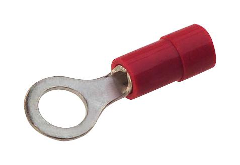 19057-0003 TERMINAL, RING TONGUE, #4, 18AWG, RED MOLEX