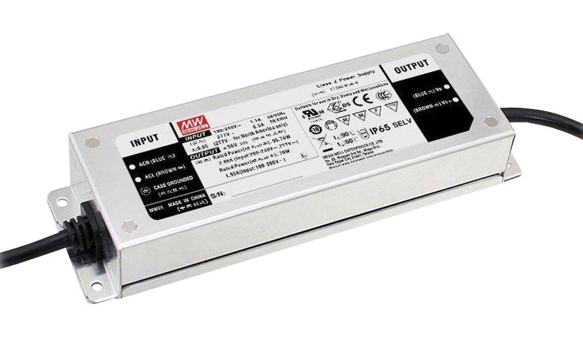 ELG-100-54 LED DRIVER, CONST CURRENT/VOLT, 96.12W MEAN WELL