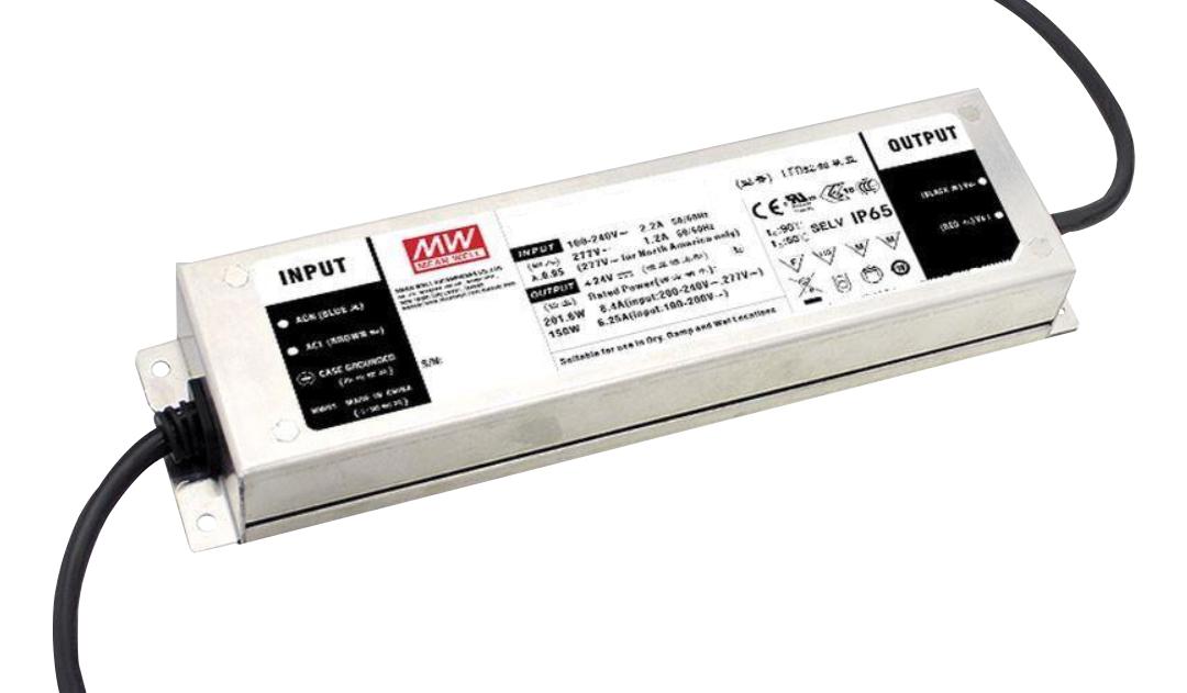 ELG-200-12 LED DRIVER, CONSTANT CURRENT/VOLT, 192W MEAN WELL