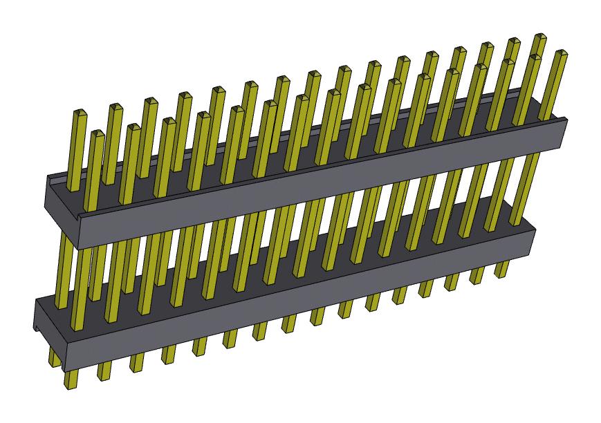 DW-16-10-F-D-503 BTB CONN, HEADER, 32POS, 2ROW, 2.54MM SAMTEC