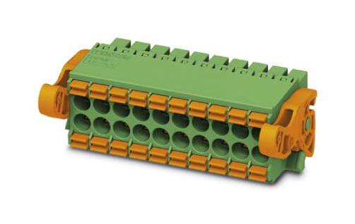 DFMC 1,5/ 2-ST-3,5-LR BK TERMINAL BLOCK, PLUGGABLE, 2POS, 16AWG PHOENIX CONTACT