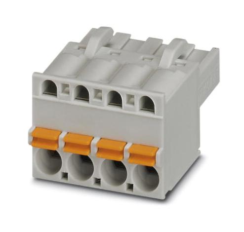 FKCT 2,5/ 4-ST KMGY TERMINAL BLOCK, PLUGGABLE, 4WAY, GREY PHOENIX CONTACT