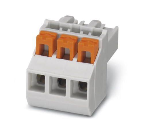 PSPT 2,5/ 3-ST KMGY TERMINAL BLOCK, PLUGGABLE, 3WAY PHOENIX CONTACT