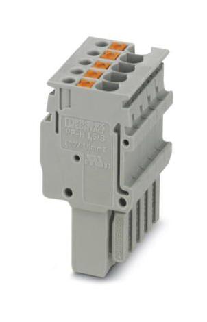 PP-H 1,5/S/5 TERMINAL BLOCK, PLUGGABLE, 5WAY PHOENIX CONTACT