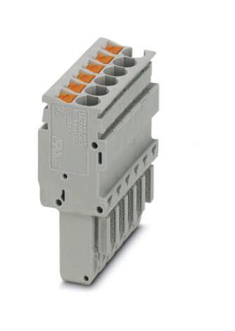 PP-H 2,5/ 6 TERMINAL BLOCK, PLUGGABLE, 6WAY PHOENIX CONTACT