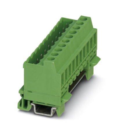 MSTBVK 2,5/ 2-G-5,08 DIN RAIL TB, PLUG-IN BLOCK, 2WAY, 12AWG PHOENIX CONTACT