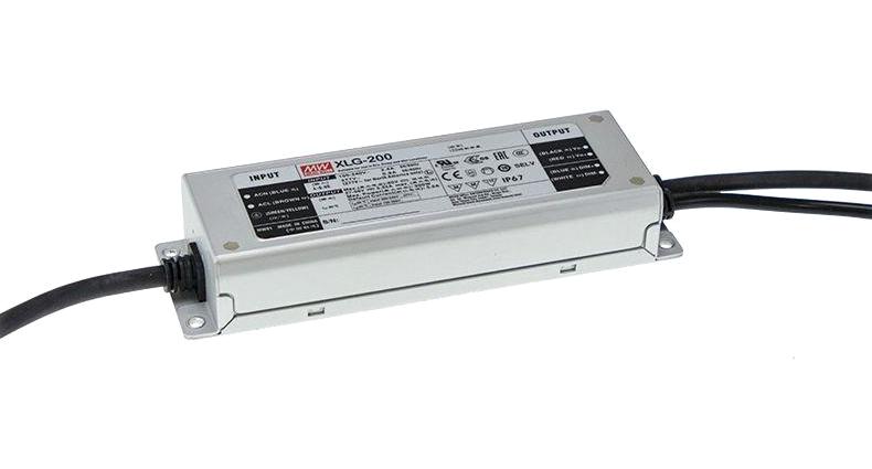 XLG-200-24-A LED DRIVER, CONST CURRENT/VOLT, 199.2W MEAN WELL