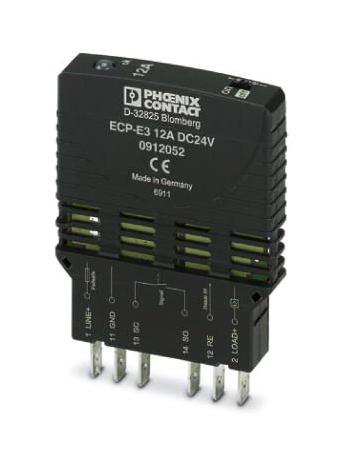 ECP-E3 12A ELECTRONIC CKT BREAKER, 12A, 24VDC, 1P PHOENIX CONTACT