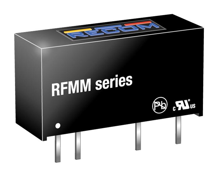 RFMM-0505S DC-DC CONVERTER, 5V, 0.2A RECOM POWER