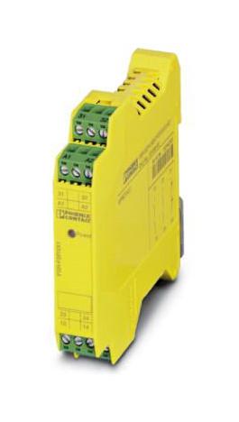 PSR-SCP- 24DC/FSP/2X1/1X2 SAFETY RELAY, DPST-NO/SPST-NC, 24VDC, 5A PHOENIX CONTACT