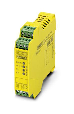 PSR-SCP- 24UC/ESM4/2X1/1X2 SAFETY RELAY, DPST-NO/SPST-NC, 24V, 6A PHOENIX CONTACT