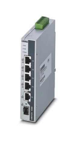 FL SWITCH 1001T-4POE-GT-SFP ETHERNET SWITCH, 6PORT, 10/100/1000MBPS PHOENIX CONTACT