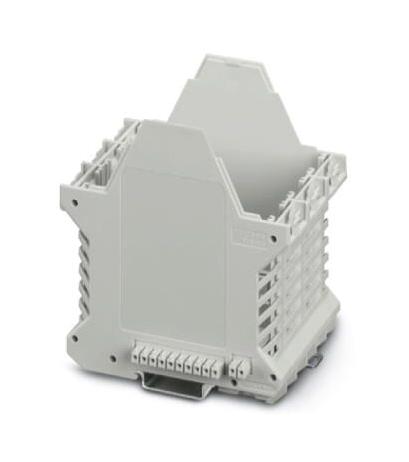 ME 67,5 UT/FE BUS/10+2 KMGY DIN RAIL HOUSING, LOWER, POLYAMIDE, GREY PHOENIX CONTACT