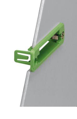 IC-DFR  9 PANEL MOUNTING FRAME, 9POS, GREEN PHOENIX CONTACT
