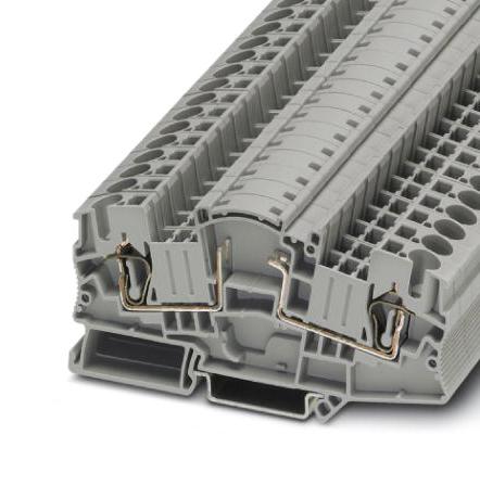 STME 6-BE DIN RAIL TB, CLAMP, 2POS, 24-10AWG PHOENIX CONTACT