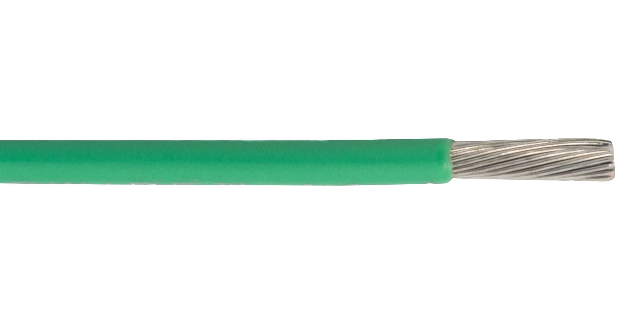 67075 GR033 HOOK-UP WIRE, 0.75MM2, GREEN, 328FT ALPHA WIRE