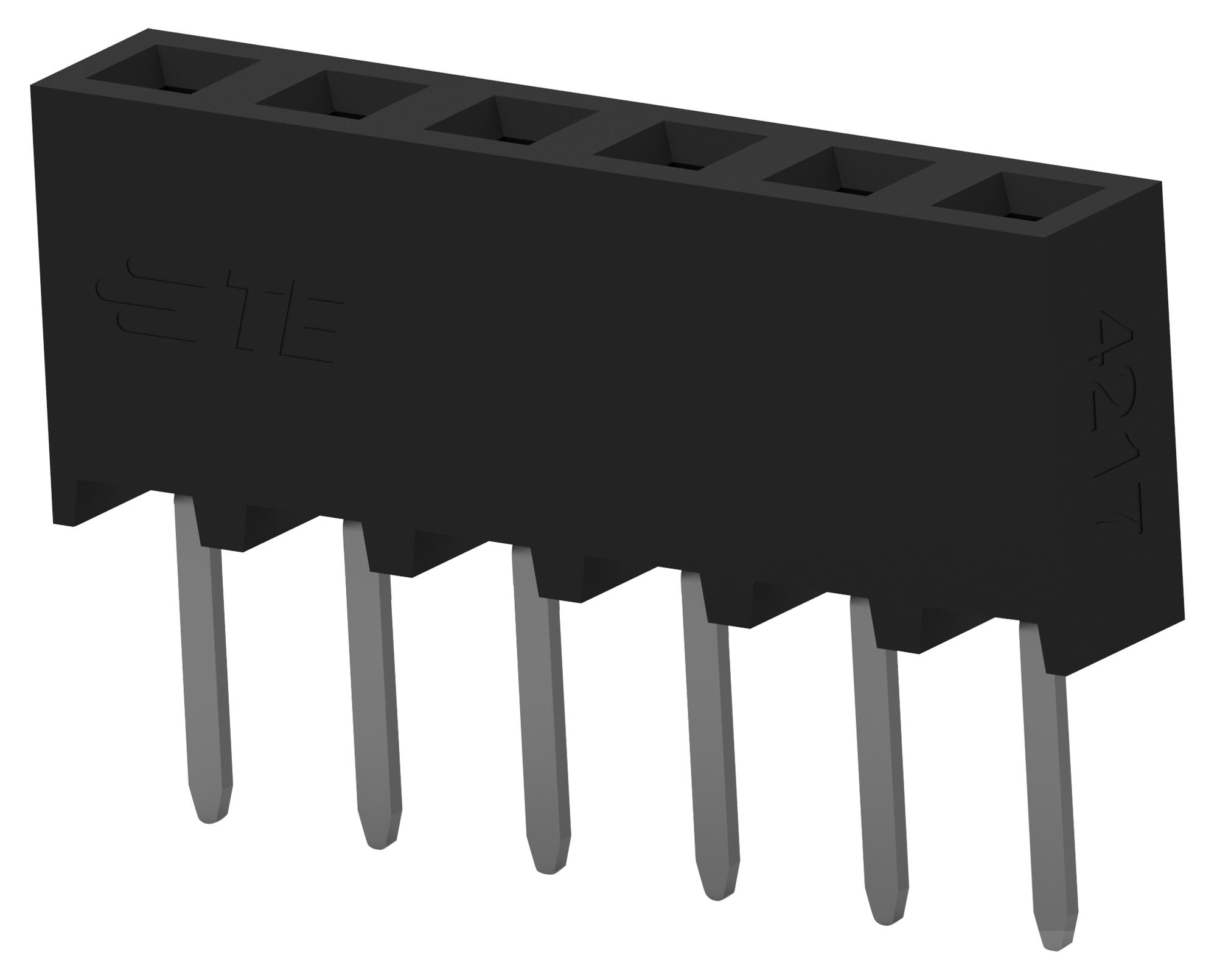 2314876-6 CONNECTOR, RCPT, 6POS, 1ROW, 2MM TE CONNECTIVITY