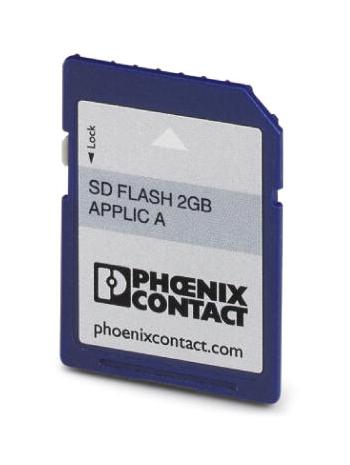 SD FLASH 2GB APPLIC A M-W PROGRAM/CONFIGURATION MEMORY, 2GB PHOENIX CONTACT