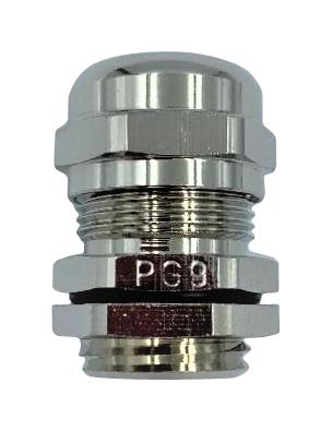 PELB0202 CABLE GLAND, BRASS/PA66/NBR, 4MM-7MM PRO ELEC