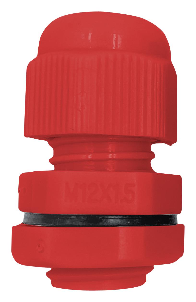 PELB0266 CABLE GLAND, PA/NBR, 4MM-8MM, RED PRO ELEC