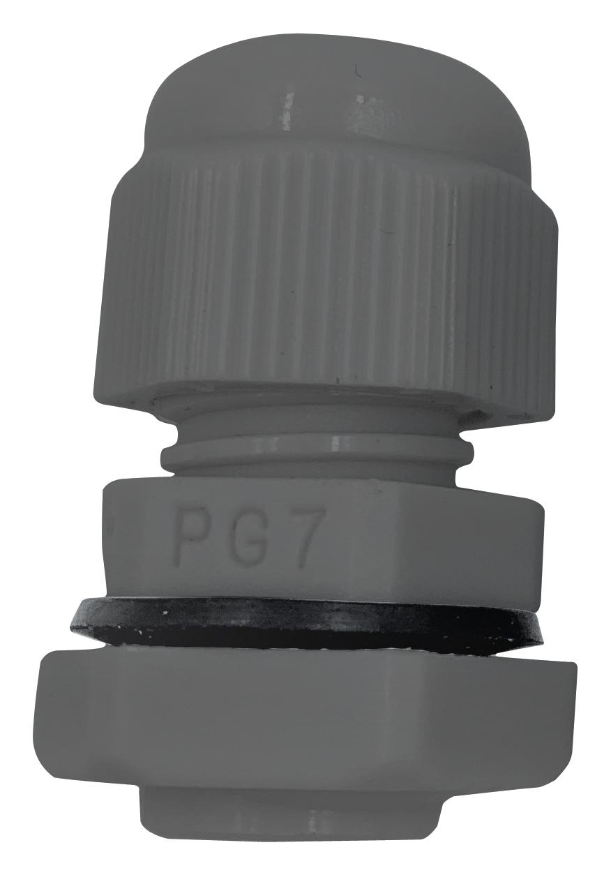 PELB0282 CABLE GLAND, PA/NBR, 4MM-8MM, GREY PRO ELEC