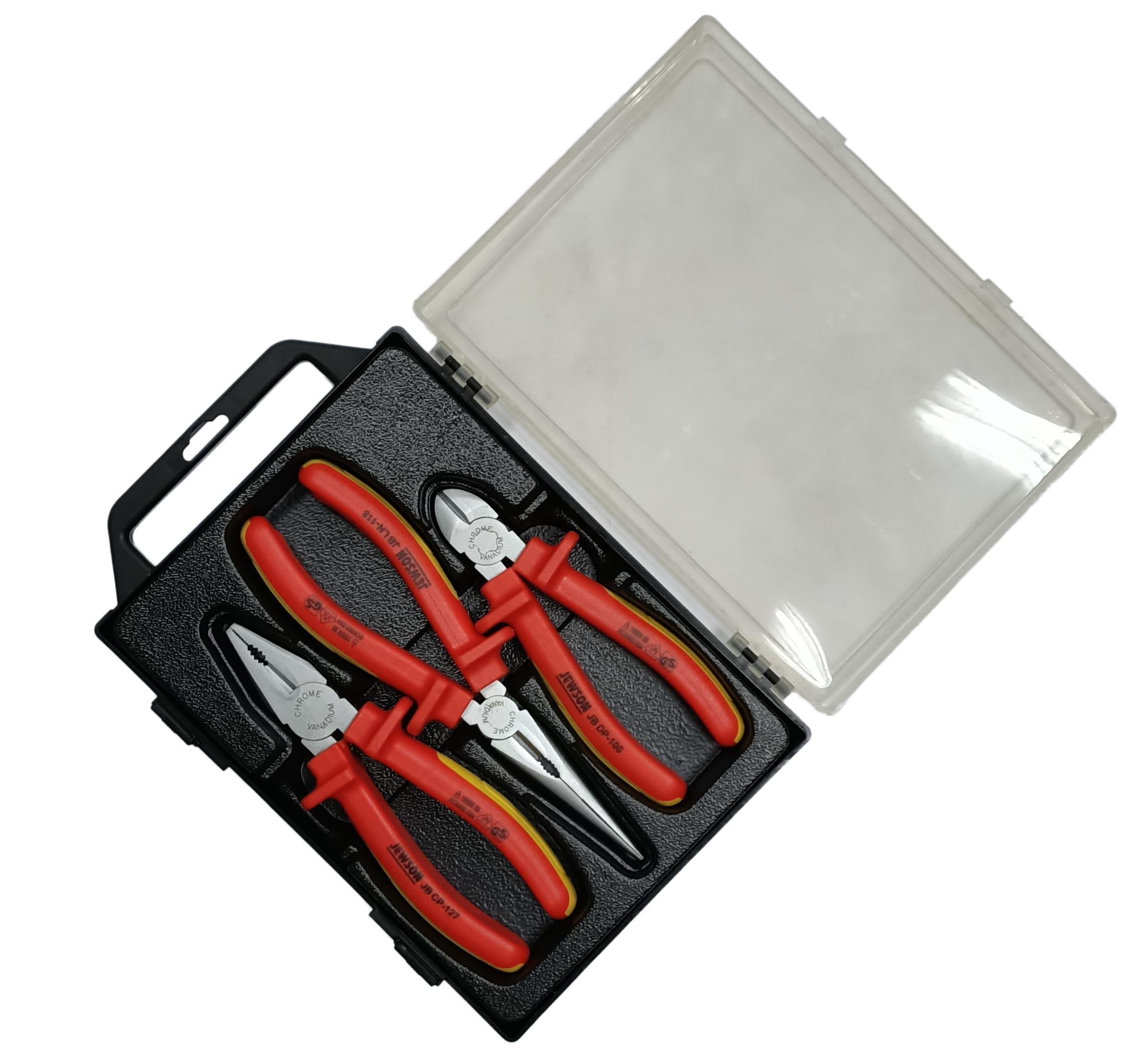 MP002075 VDE PLIER SET, 3PC MULTICOMP PRO